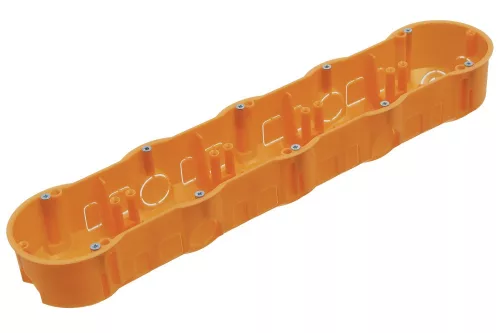 Műanyag szerelvénydoboz csavarokkal, ötös, 45mm, IP30