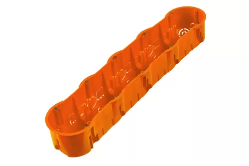 Műanyag szerelvénydoboz csavarokkal, ötös, 60mm, IP30