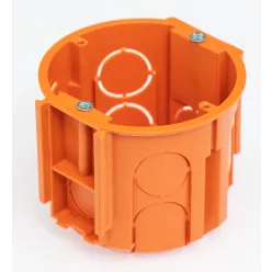   Süllyesztett szerelvénydoboz, 60mm, Ø68, narancssárga, sorolható
