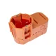 Süllyesztett szerelvénydoboz, 80 mm, Ø68, elektronikához, narancssárga