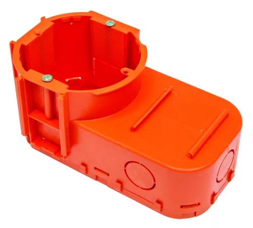 Süllyesztett szerelvénydoboz, 60 mm, Ø68, elektronikához, narancssárga