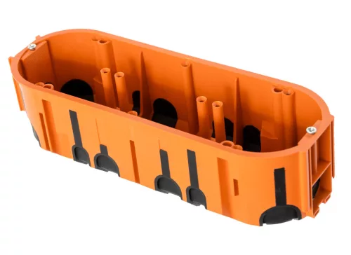 Gumimembrános szerelvénydoboz, hármas változat, 60mm mély