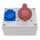 R-BOX 150, 1x16A/5p, 1x250V