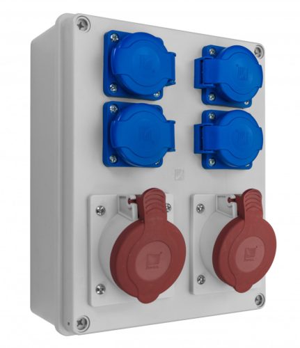 R-BOX 240, 2x16A/5p, 4x250V