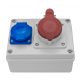 R-BOX 150, 1x16A/4p, 1x250V