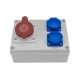 R-BOX 190, 1x16A/5p, 2x250V