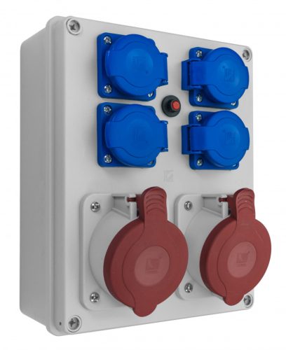 R-BOX 240, 2x32A/5p, 4x250V