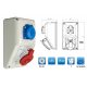 R-BOX KOMPAKT 1x16A/5p, 1x250V