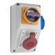 R-BOX KOMPAKT 1x16A/5p, 1x250V, 0/1 kétállású főkapcsoló
