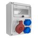 R-BOX 240 8S 1x32/5, 2x230V, füst színű üveg