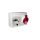 R-BOX 190, 1x32A5p + átlátszó üveg 4 modul; IP44