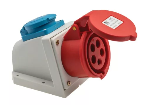 Kombinált aljzat 16/5, 250VZ; IP44