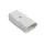 Lapos dugó, 10A/250V, fehér, földelés nélkül