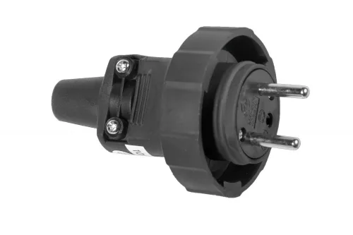 Gumi lengő dugvilla, 250V, 16A, IP65