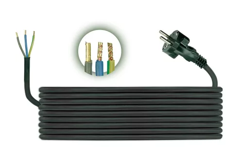 Csatlakozó vezeték H05RR F 3x1,5 - 3m