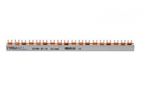 Villás fázissín, 63A, 3 fázisú, 18 modul, 10mm2, 322mm