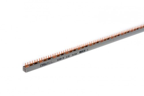 Villás fázissín, 63A, 3 fázisú, 54 modul, 10mm2, 965mm