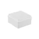 Kötődoboz, sima oldalfalú, fehér, 100x100x50mm, IP65