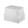 Kötődoboz, sima oldalfalú, magasított fedéllel, fehér, 190x140x140mm, IP65