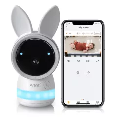   Arenti bébiőr - AINANNY-CAM (3MP, Wifi, sírás-, hőmérséklet-, páratartalom figyelés, microSD, mikrofon, hangszóró)