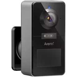   Arenti IP wifi csempekamera - POWER1 (4MP, 3,2mm, kültéri, IR10m, 9600mAh, microSD, mikrofon, hangszóró)