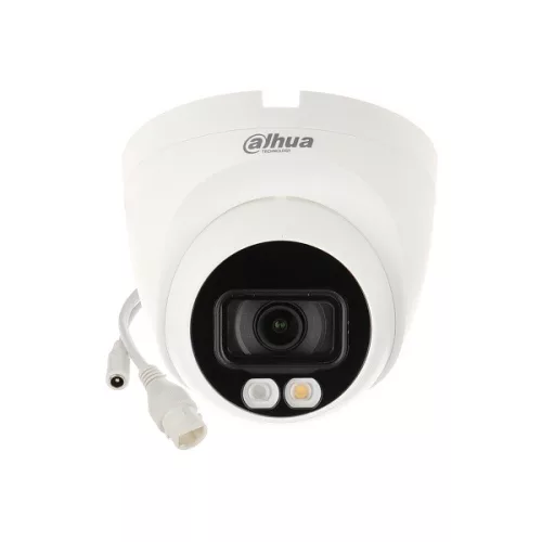Dahua IP turretkamera - IPC-HDW1239V-A-IL (2MP, 3,6mm, kültéri, H265+, IP67, IR30m+LED20m,ICR, DWDR, 3DNR, PoE,mikrofon)