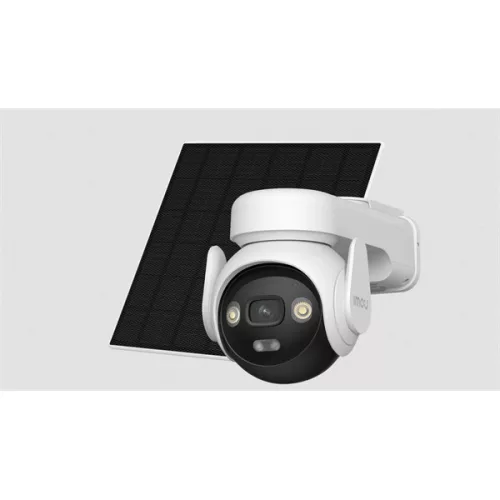 Imou IP wifi PT dómkamera Kit - AOV PT + FSP14 (4G+Wifi; Szolár panel; 5MP, 3,6mm, IP66, H265, IR25m, akku., mik, hang)