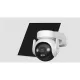 Imou IP wifi PT dómkamera Kit - AOV PT + FSP14 (4G+Wifi; Szolár panel; 5MP, 3,6mm, IP66, H265, IR25m, akku., mik, hang)