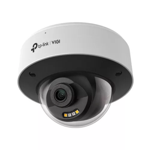 TP-Link IP dómkamera - InSight S245 (FullColor, 4MP, 2,8mm, IP67, IK10,  H265+, LED+IR30m, PoE, mikr., hangsz.; fém ház)