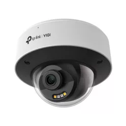   TP-Link IP dómkamera - InSight S285 (FullColor, 8MP, 4mm, IP67, IK10,  H265+, LED+IR30m, PoE, mikr., hangsz.; fém ház)