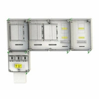 Csatári Plast egyedi fogyasztásmérő szekrény  PVT 7590 Á-V-Hv Fm 80A-K-ÁK  (CSP21.E034ÁK)
