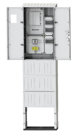 Csatári Plast szabadon álló fogyasztásmérő szekrény PVT-K-L Fm-SB (CSP21.ES052)