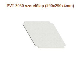 Csatári Plast  PVT 3030 Szerelőlap