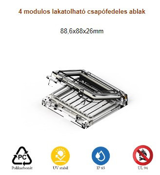 Csatári Plast  4 modulos ablak