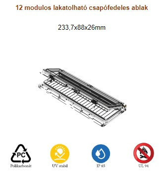 Csatári Plast  12 modulos ablak