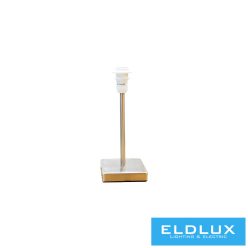 ELDLUX Nikkel szögletes alap asztali lámpa E14