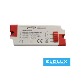   UNIVERSO 40w-tól 60w-ig CCT.kap-os lámpákhoz cserélhető trafó AC:220-240V DC:120-250V 210ma