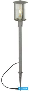 Fűbe szúrható kerti lámpa 1xGU10 max.35w IP44 D130x600mm Szürke