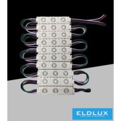   UNIVERSO LED modul 3xSMD-5050 DC:12V 1.5w RGB 75x15mm 20db/csomag