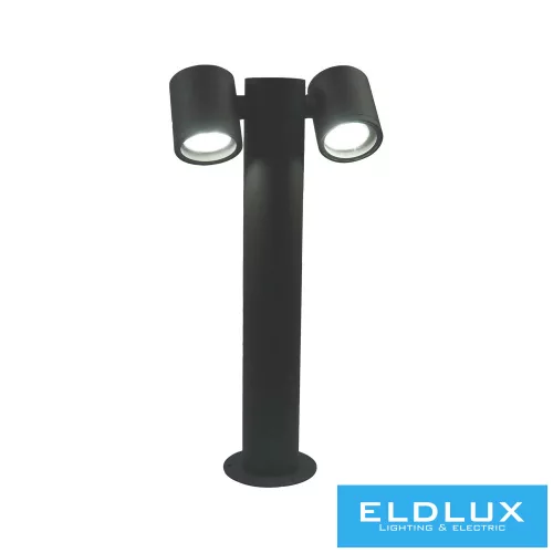 UNIVERSO Kültéri kerti lámpa 2xGU10 Max.35w IP44 Antracit 110x221x440mm 5év