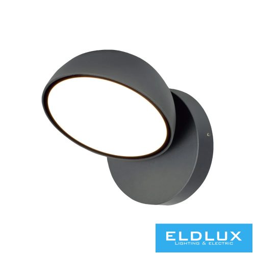 UNIVERSO Kültéri fali lámpa 12w 720lm CCT kapcsolóval 110x135x135mm IP54 szürke 5év