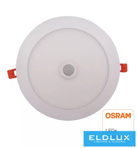 OSRAM chip Süllyeszthető mennyezeti lámpa mozgásérzékelővel 20W  4000K fehér