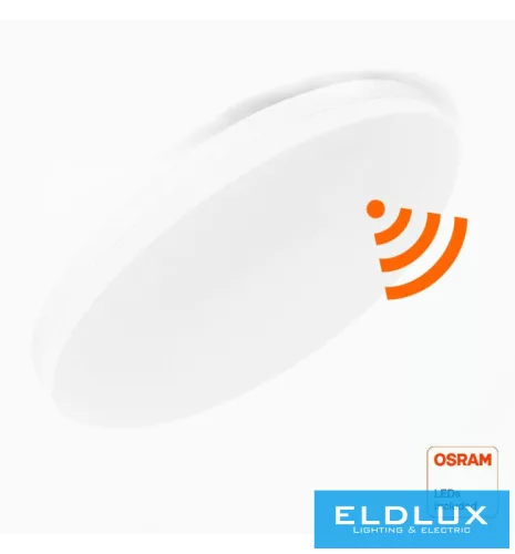 OSRAM chip Mennyezeti lámpa  mikrohullámú mozgásérzékelővel 16W-24W CCT fehér