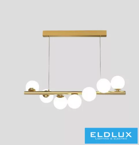 UNIVERSO Függeszték 7xG9 max.10w 1060x160x1000mm IP20 Óarany 5év