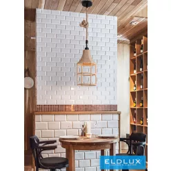   UNIVERSO Kender kötél csillár 1xE27 IP20 D210x410mm fekete