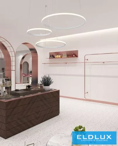 UNIVERSO Függeszték 55w 4400lm 4000K IP20 Fehér D600x1200mm