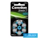 CAMELION Zinc Air elem hallókészülék 1.4V A675/ZL 675-BP6