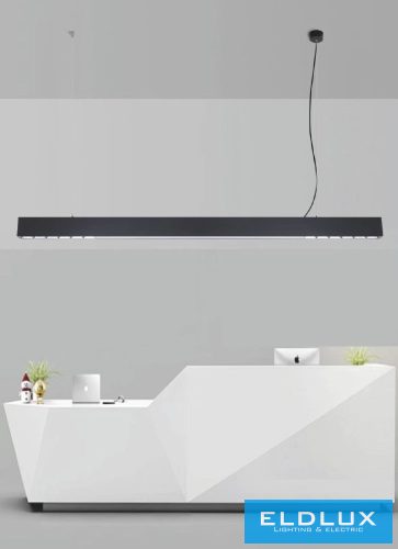 UNIVERSO Függeszték 42w 2720lm CCT IP20 Fekete 1183x56x33mm