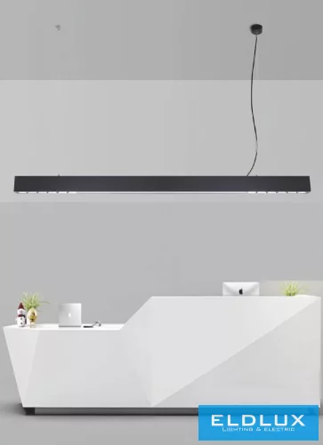 UNIVERSO Függeszték 42w 2720lm CCT IP20 Fekete 1183x56x33mm