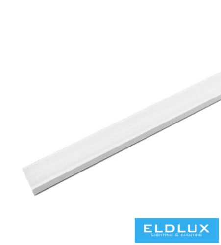UNIVERSO mennyezetre aluprofil matt fehér fedlappal 2m 17.35x6.9mm Fehér